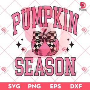 Pink Pumpkin Season SVG PNG, Halloween Pumpkin SVG PNG