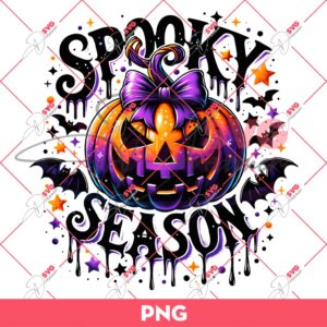 Pumpkin Spooky Season PNG, Scary Pumpkin Halloween PNG