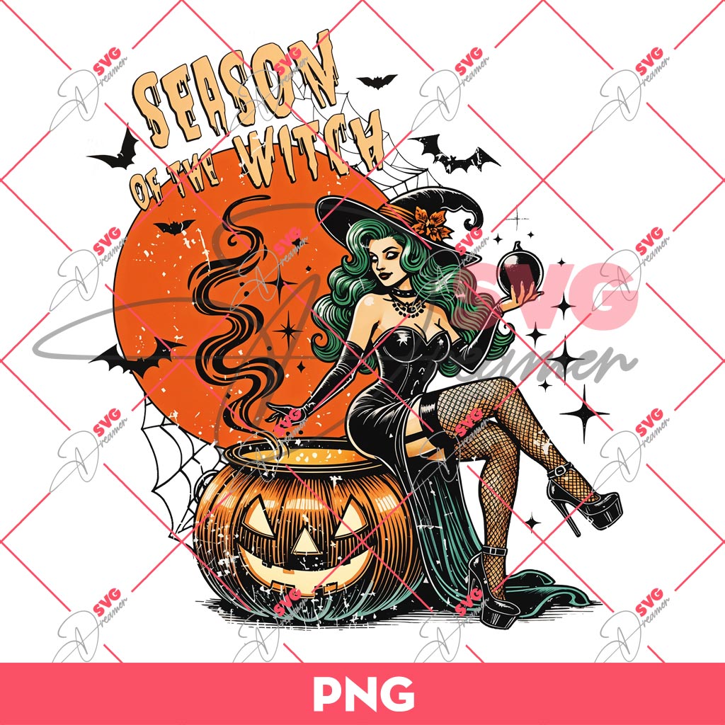 Season Of The Witch Halloween PNG, Spooky Vibes Halloween Witch PNG 1 Season Of The Witch Halloween PNG, Spooky Vibes Halloween Witch PNG