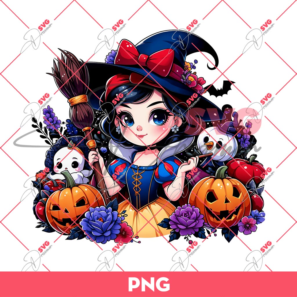 Bundle Halloween Disney Princess PNG, Disney Princess PNG Bundle 2 Snow White Halloween PNG, Disney Princess Halloween PNG, Snow White Witch PNG