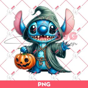Stitch Halloween PNG, Stitch Trick Or Treat PNG, Spooky Vibes PNG
