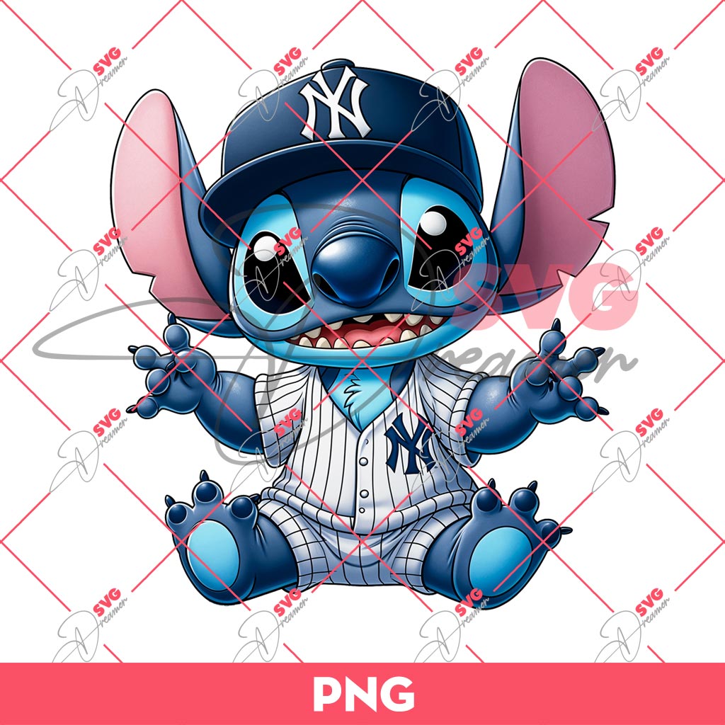 Stitch Yankees PNG, Stitch MLB Baseball PNG, New York Yankees Team PNG 2 Stitch Yankees PNG, Stitch MLB Baseball PNG, New York Yankees Team PNG