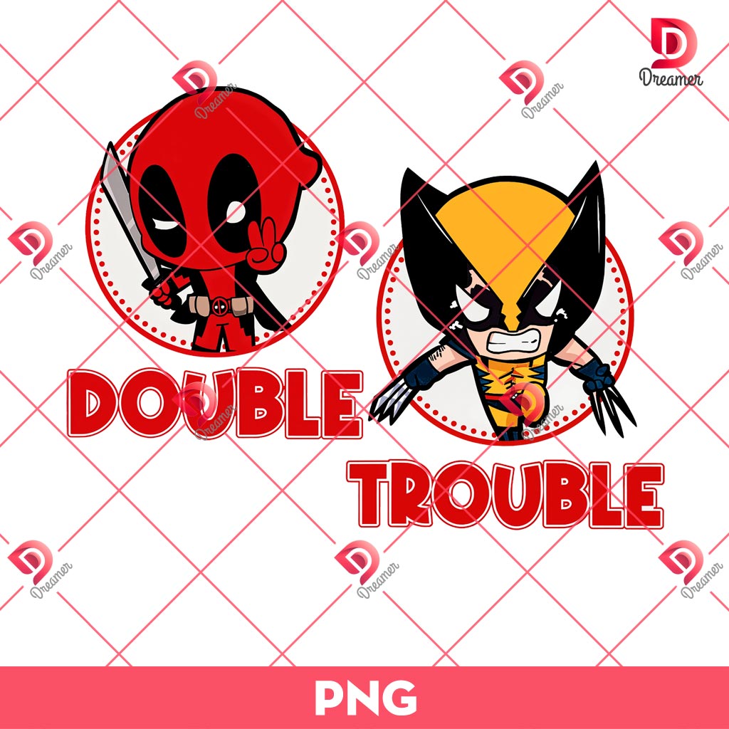 Double Trouble Deadpool And Wolverine PNG, Deadpool And Wolverine Movie PNG 1 Trouble Double Deadpool And Wolverine PNG Deadpool And Wolverine Movie PNG