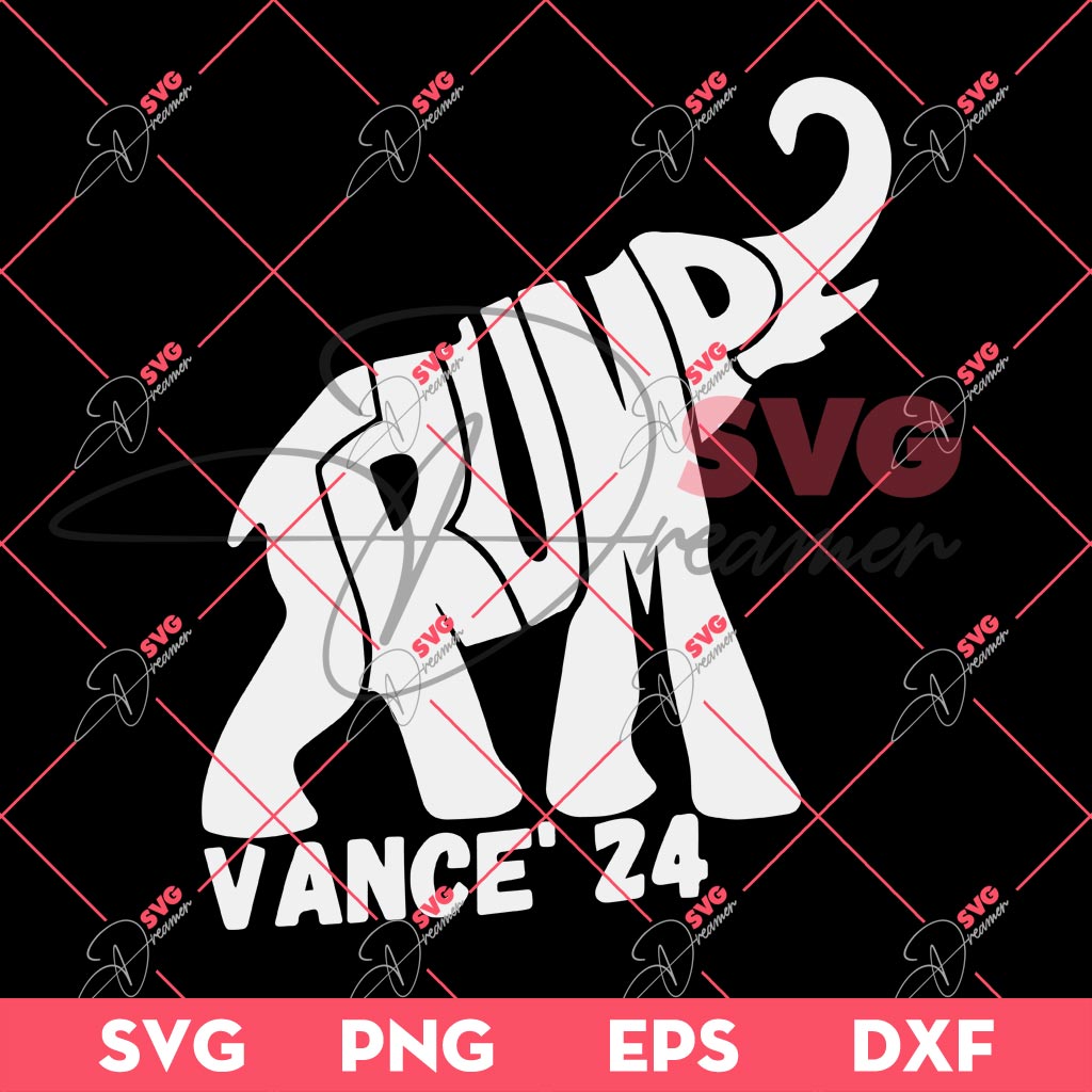 Trump Vance 24 SVG, Funny Trump Elephant SVG, Donald Trump 2024 President SVG PNG 2 Trump Vance 24 SVG, Funny Trump Elephant SVG, Donald Trump 2024 President SVG PNG