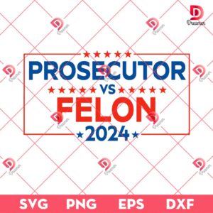 Voting Election 2024 USA Race Parody SVG PNG, Prosecutor Vs Felon 2024 SVG PNG