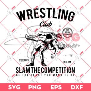 Wrestling Club SVG PNG EPS DXF