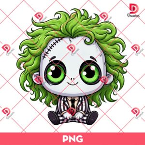 Baby Beetlejuice PNG, Cute Chibi Beetlejuice PNG