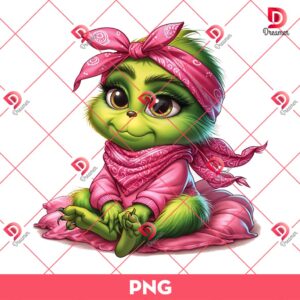 Baby Grinch PNG, Cute Grinch Pink Outfits PNG 7 Baby Grinch PNG, Cute Grinch Pink Outfits PNG