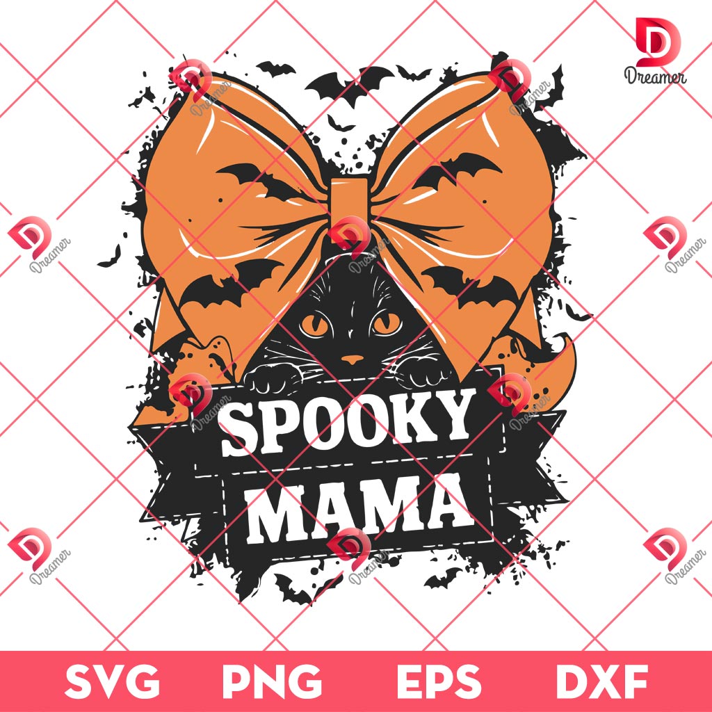 Black Cat Spooky Mama SVG PNG, Cat Halloween SVG PNG, Spooky Mama Halloween SVG PNG 1 Black Cat Spooky Mama SVG PNG, Cat Halloween SVG PNG, Spooky Mama Halloween SVG PNG