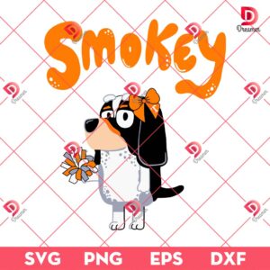 Bluey Smokey Tennessee SVG PNG, Bluey Sport SVG PNG