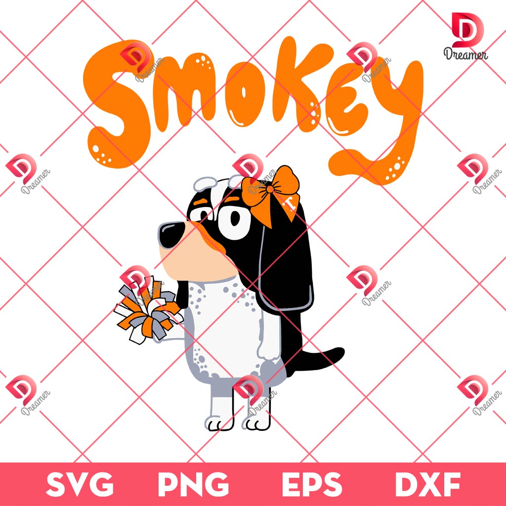 Bluey Smokey Tennessee SVG PNG, Bluey Sport SVG PNG 2 Bluey Smokey Tennessee SVG PNG, Bluey Sport SVG PNG