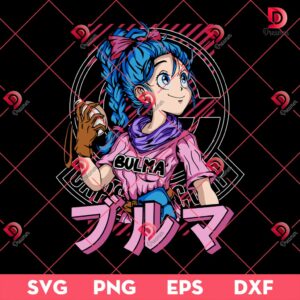 Bulma SVG PNG, Dragon Ball SVG PNG, Manga And Anime SVG PNG