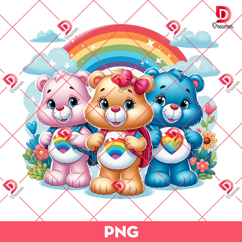 Care Bears First Day Of School PNG, Back To School PNG, Kindergarten PNG 1 Care Bears First Day Of School PNG, Back To School PNG, Kindergarten PNG
