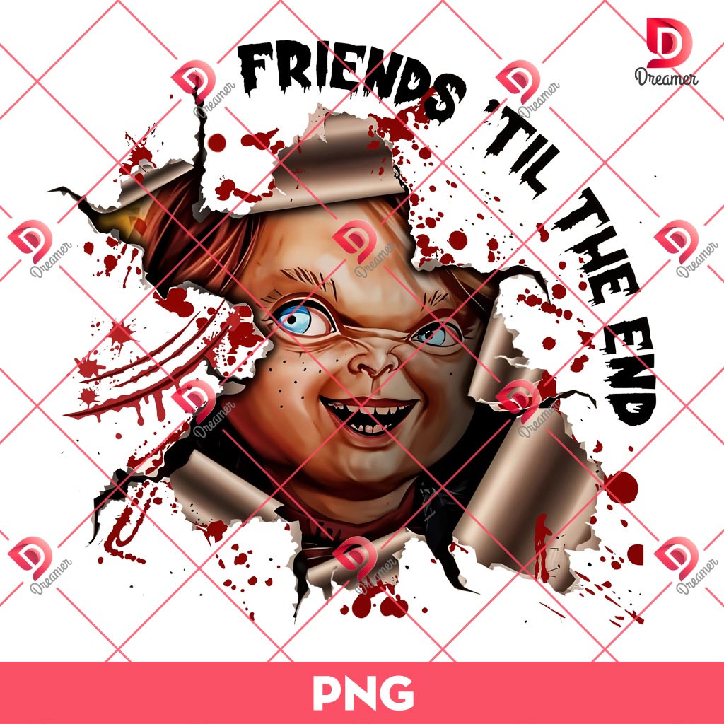Chucky Friends Til The End PNG, Horror Friends Halloween PNG 1 Chucky Friends Til The End PNG, Horror Friends Halloween PNG