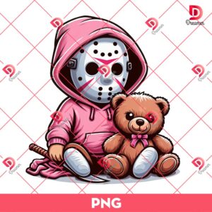 Cute Baby Jason Voorhees PNG, Cute Horror Character PNG, Halloween PNG