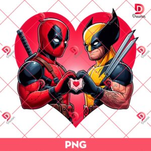 Deadpool And Wolverine Heart PNG, Deadpool Wolverine Movie PNG 4 Deadpool And Wolverine Heart PNG Deadpool Wolverine Movie PNG 2