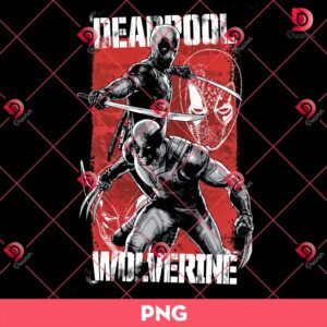 Deadpool And Wolverine PNG, Superhero Marvel Deadpool Wolverine PNG