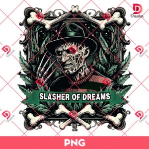 Freddy Krueger Slasher Of Dreams PNG, Halloween Horror Characters PNG