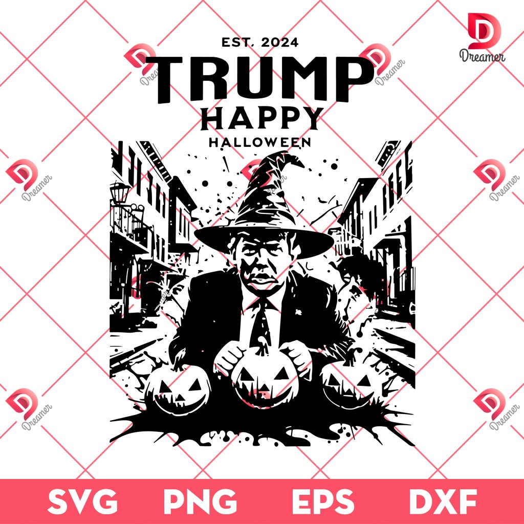 Funny Trump Halloween PNG SVG, Retro Trump Happy Halloween 2024 SVG PNG 1 Funny Trump Halloween PNG SVG, Retro Trump Happy Halloween 2024 SVG PNG
