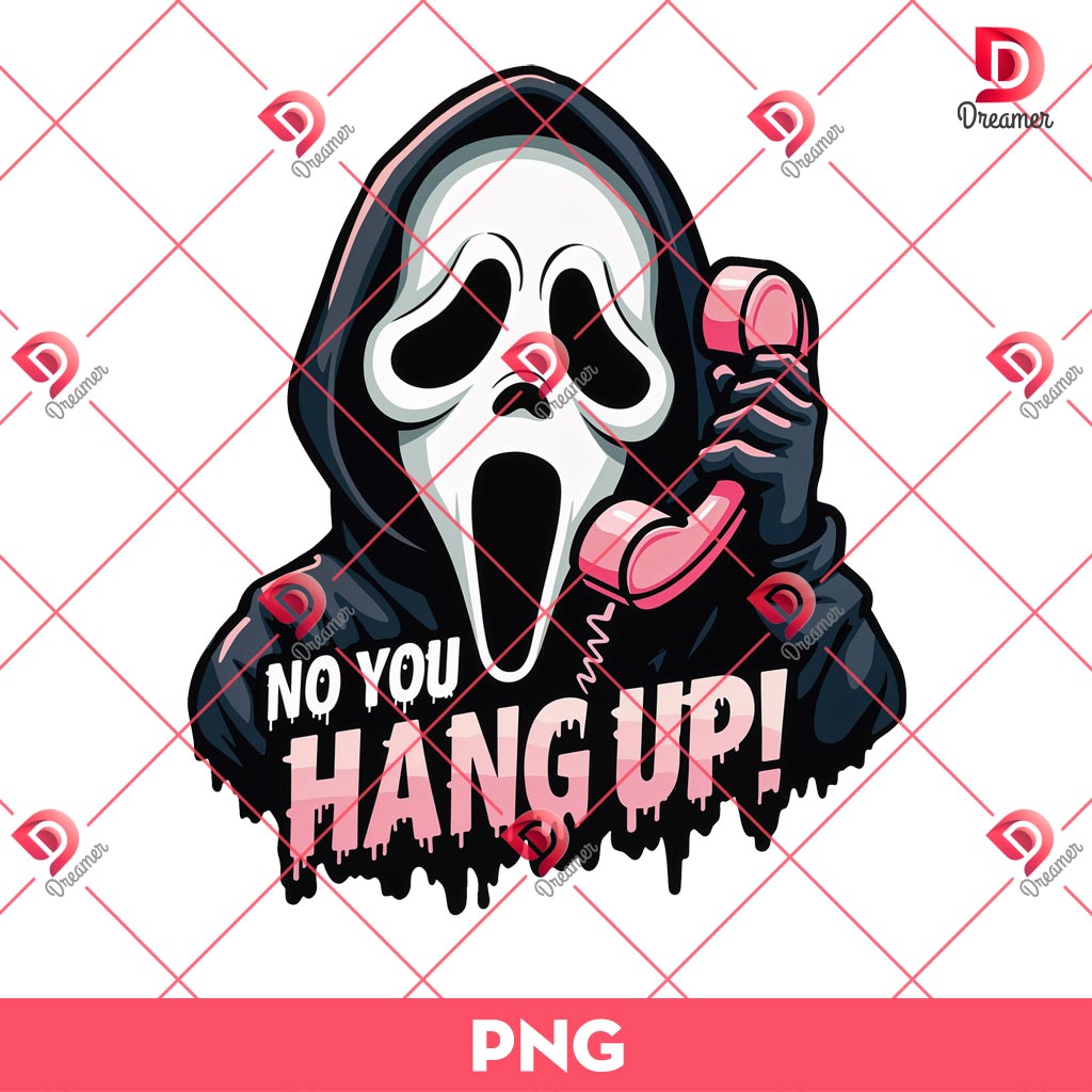 Ghostface Scream No You Hang Up PNG, Horror Character Halloween PNG 1 Ghostface Scream No You Hang Up PNG, Horror Character Halloween PNG