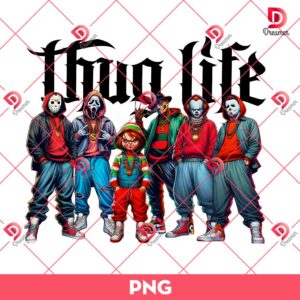 Halloween Thug Life Horror Killers PNG, Thug Life Horror Characters PNG