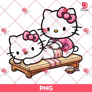 Hello Kitty Massage Therapist PNG, Hello Kitty Doctor PNG