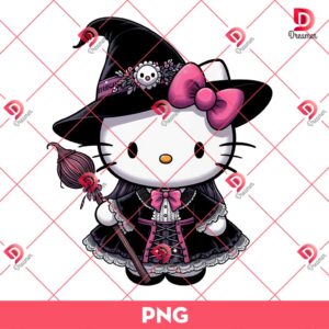 Hello Kitty Witches PNG, Halloween Hello Kitty PNG