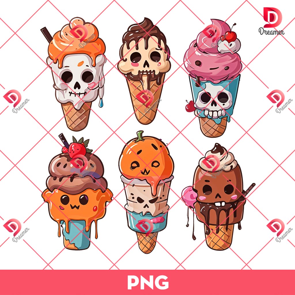 Ice Cream Halloween Summer Popsicle PNG, Ice Cream Horror Characters Halloween PNG 1 Ice Cream Halloween Summer Popsicle PNG, Ice Cream Horror Characters Halloween PNG