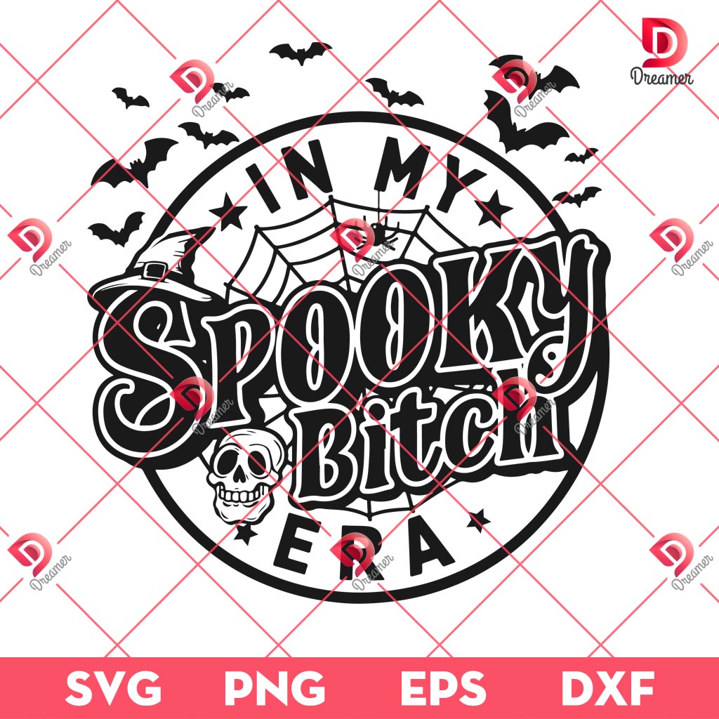 In My Spooky Bitch Era SVG PNG, Skeleton Halloween SVG PNG 1 In My Spooky Bitch Era SVG PNG, Skeleton Halloween SVG PNG