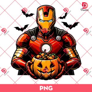 Iron Man Halloween PNG, Superhero Halloween PNG
