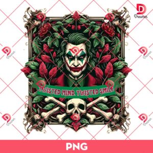 Joker Twisted Mind Twisted Smile PNG, Horror Characters Halloween PNG