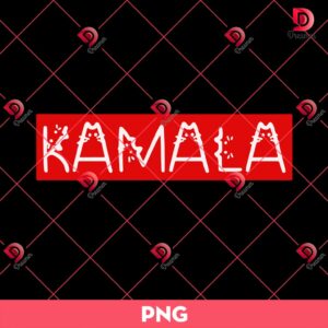 Kamala Harris Cat Lady Typography Letter SVG PNG, Kamala Harris 2024 SVG PNG