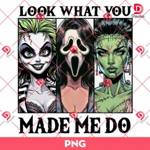 Look What For Made Me Do PNG, Horror Characters Girl PNG, Horror Halloween PNG