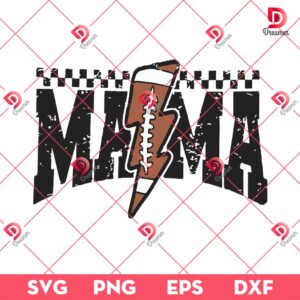 Mama Football SVG PNG EPS DXF, Football Mom SVG PNG