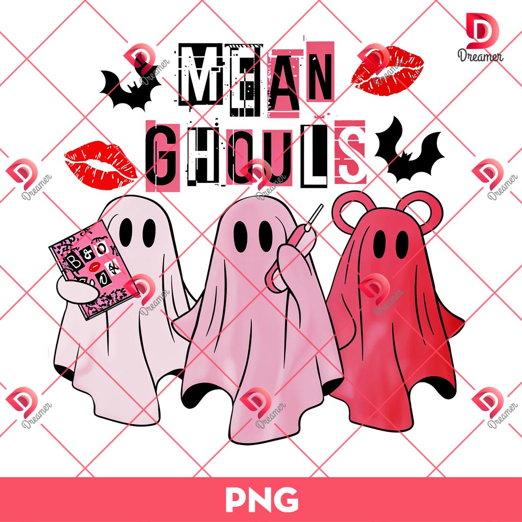 Mean Ghouls Ghost PNG, Boo Book PNG, Cute Ghost Halloween PNG 1 Mean Ghouls Ghost PNG, Boo Book PNG, Cute Ghost Halloween PNG