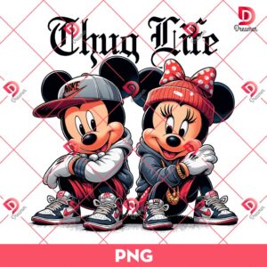 Mickey Minnie Thuglife PNG, Chicano Mickey And Minnie PNG, Mickey Minnie Hiphop PNG