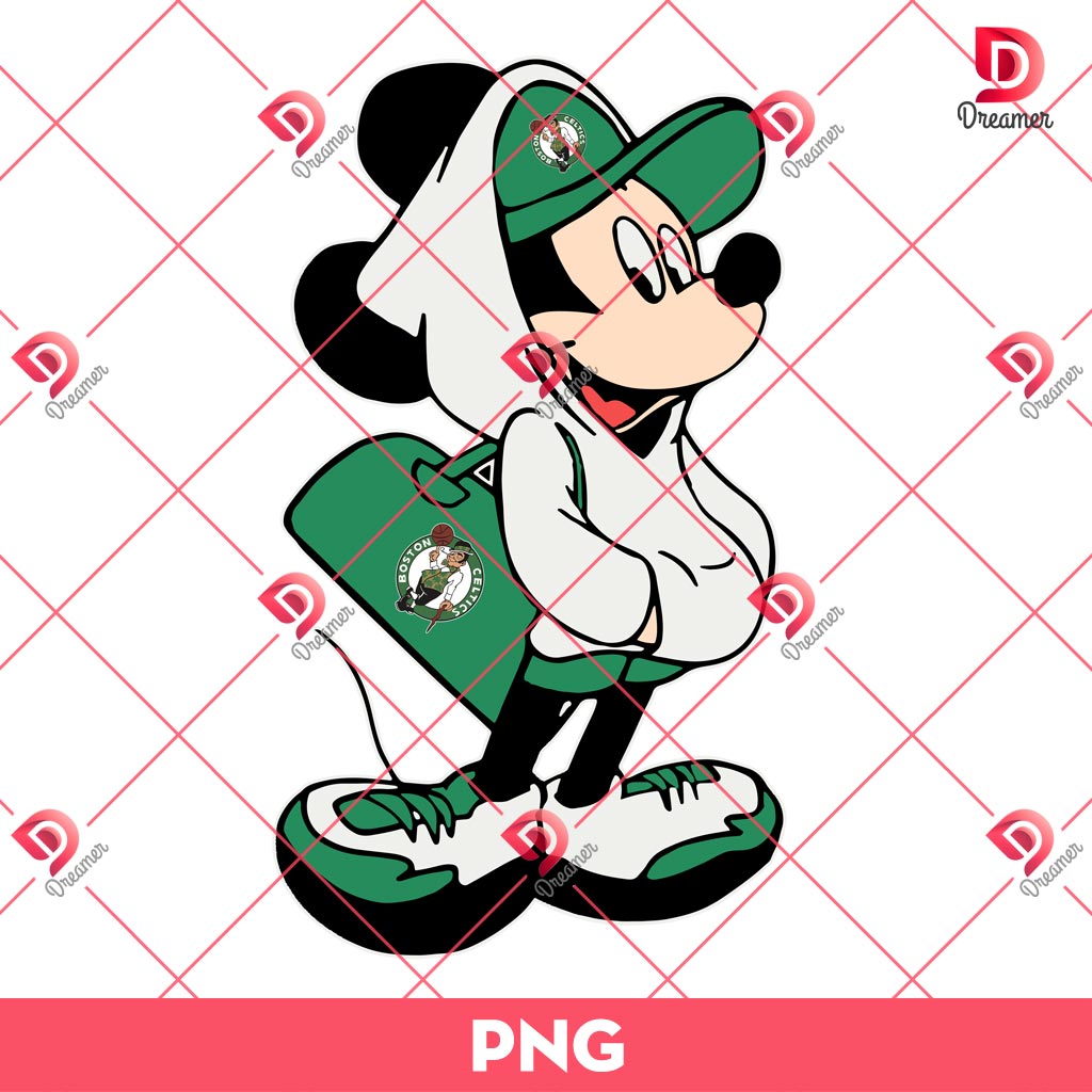 Mickey Mouse Boston Celtics PNG, Disney Mickey NBA Basketball PNG 1 Mickey Mouse Boston Celtics PNG, Disney Mickey NBA Basketball PNG
