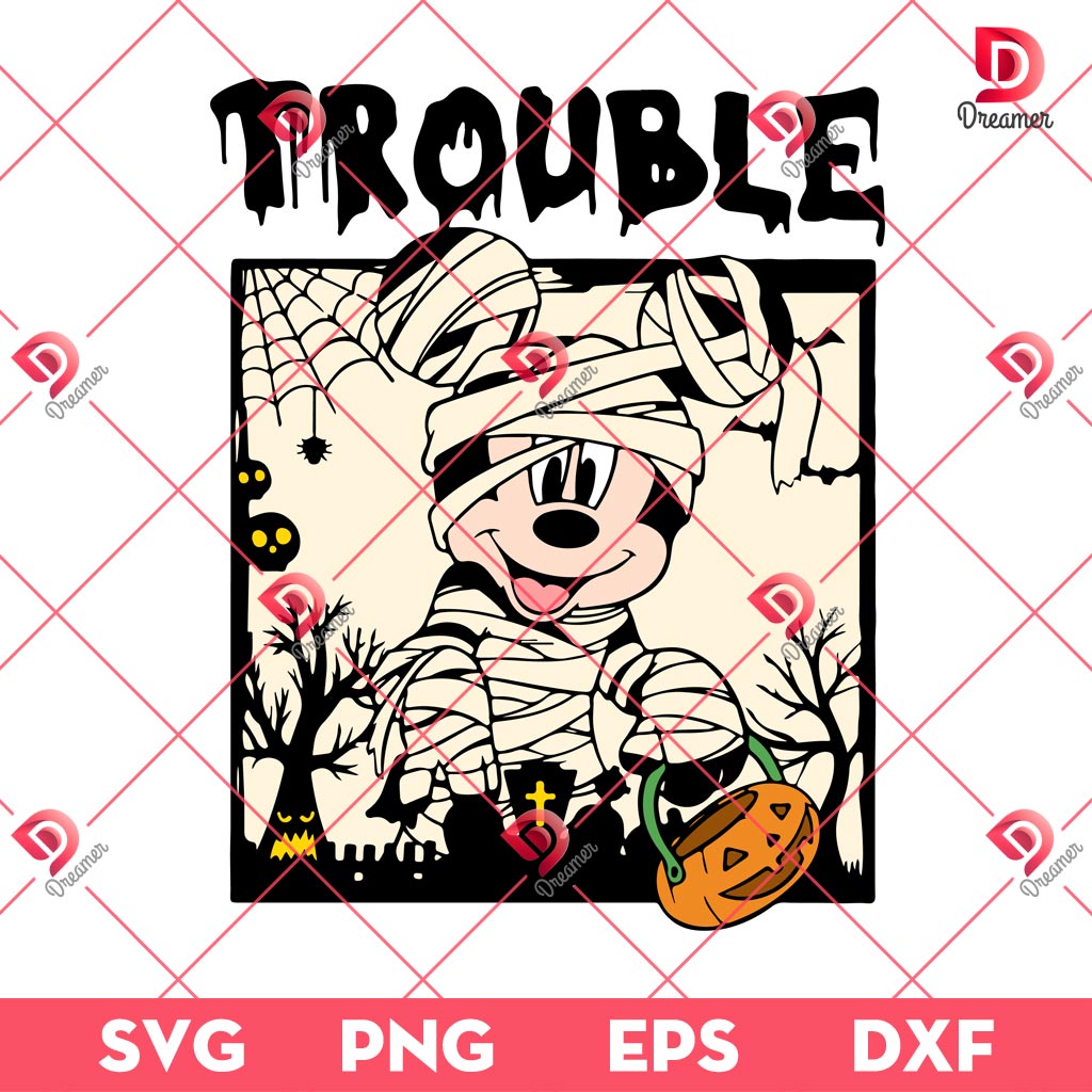 Disney Mickey Minnie Trouble Double PNG SVG, Mickey Minnie Halloween SVG PNG, Disney Mouse Mummy SVG PNG 2 Disney Mickey Minnie Trouble Double PNG SVG, Mickey Minnie Halloween SVG PNG, Disney Mouse Mummy SVG PNG
