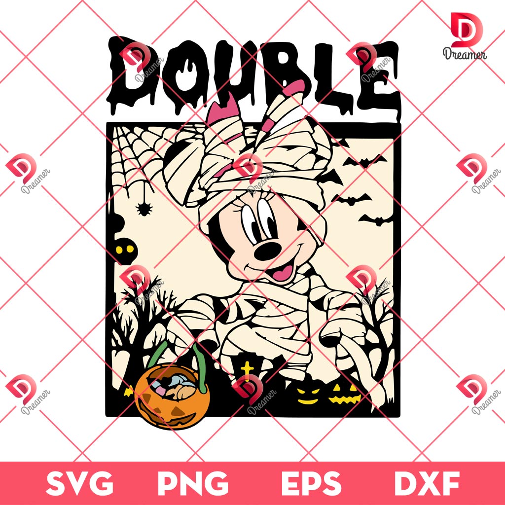 Disney Mickey Minnie Trouble Double PNG SVG, Mickey Minnie Halloween SVG PNG, Disney Mouse Mummy SVG PNG 3 Disney Mickey Minnie Trouble Double PNG SVG, Mickey Minnie Halloween SVG PNG, Disney Mouse Mummy SVG PNG