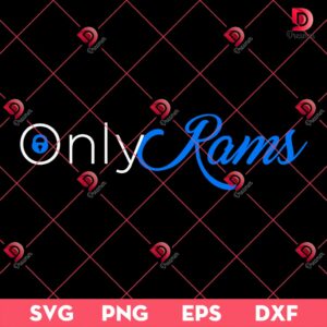 Only Rams SVG PNG EPS DXF