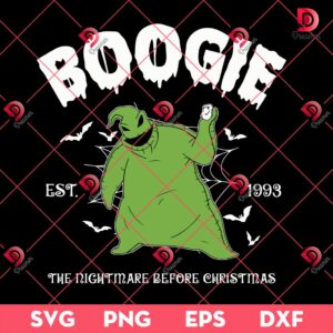 Oogie Boogie Nightmare Before Christmas SVG PNG, Halloween Characters Movie PNG SVG