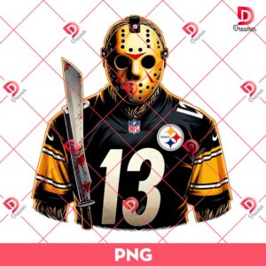 Bundle Pittsburgh Steelers NFL PNG, Football Steelers Cartoon Characters Bundle PNG 76 Pittsburgh Steelers Jason Voorhees PNG, Horror Killer Football PNG