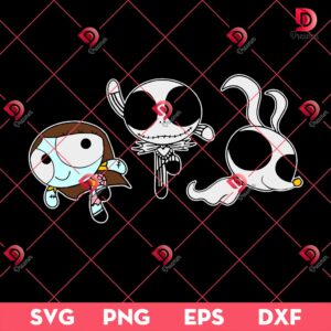 Powerpuff Girls Halloween SVG PNG, Nightmare Before Christmas Powerpuff Girls SVG PNG