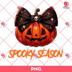 Pumpkin Coquette Halloween PNG, Spooky Season PNG, Pumpkin Halloween PNG