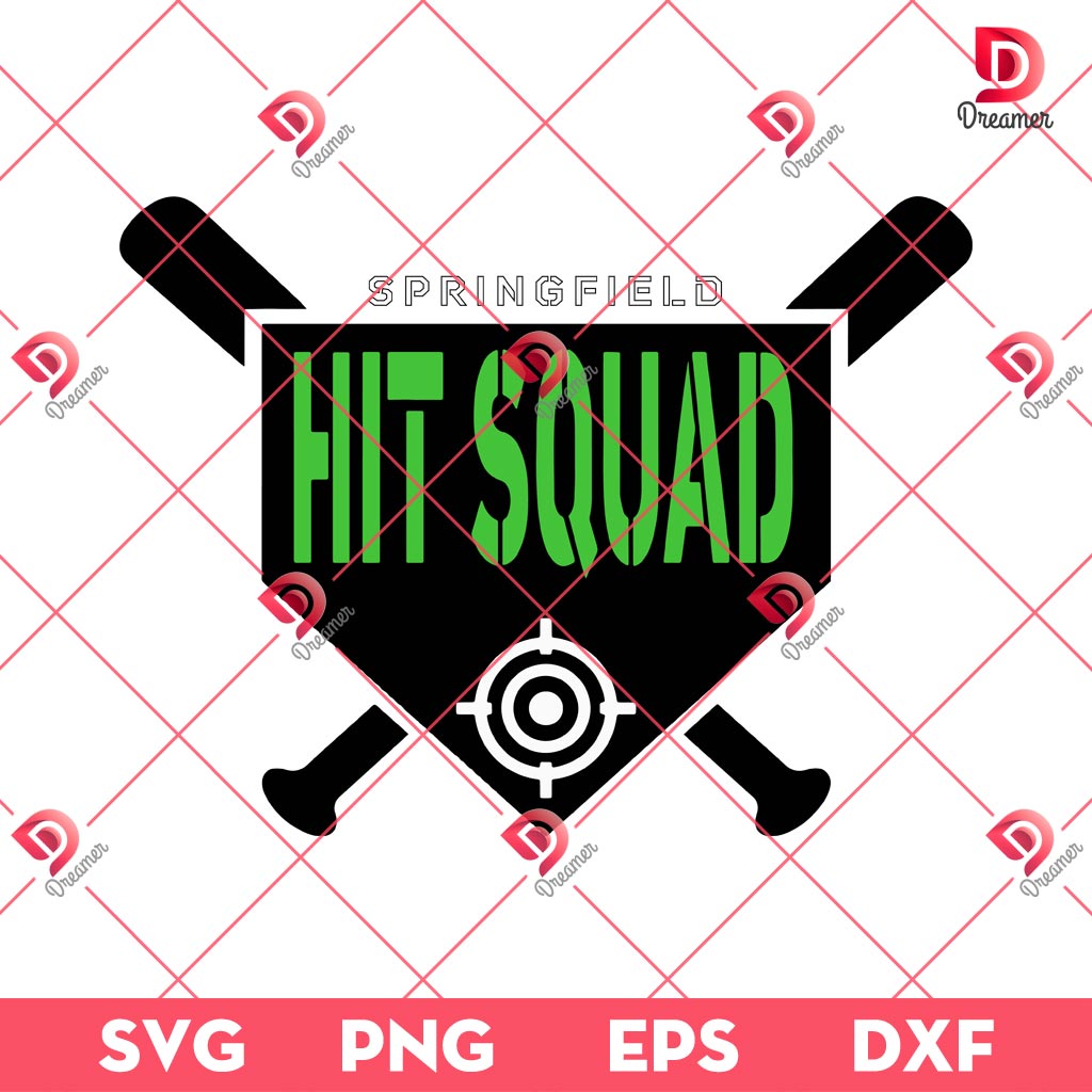 Springfield Hit Squad SVG PNG EPS DXF 1 Springfield Hit Squad SVG PNG EPS DXF