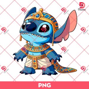 Stitch Pharaoh PNG, Ancient Egyptian Stitch PNG
