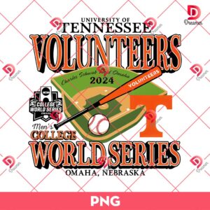 Tennessee Volunteers World Series 2024 PNG