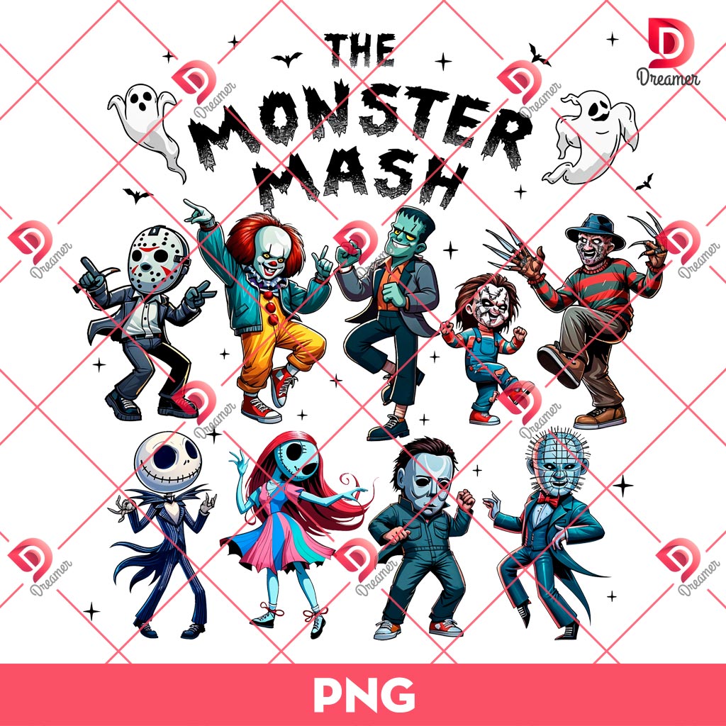 The Monster Mash Horror Characters PNG, Funny Killers Halloween PNG 1 The Monster Mash Horror Characters PNG, Funny Killers Halloween PNG