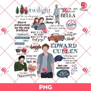 Vintage Twilight Quotes PNG, Twilight Movie PNG