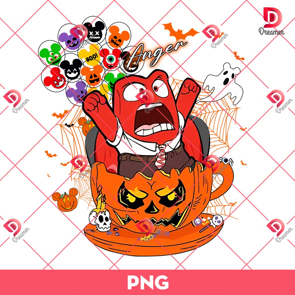 Anger Halloween PNG, Inside Out Characters Halloween PNG 1 Anger Halloween PNG, Inside Out Characters Halloween PNG